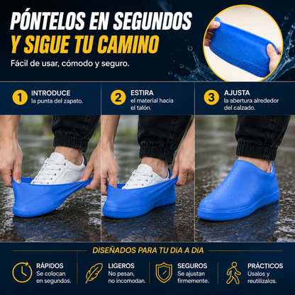 DryStep™ — Cubrezapatos Impermeables Antideslizantes