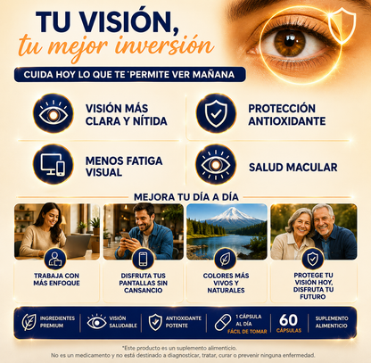 Visionyx™ – Fórmula Avanzada para el Cuidado de tus Ojos