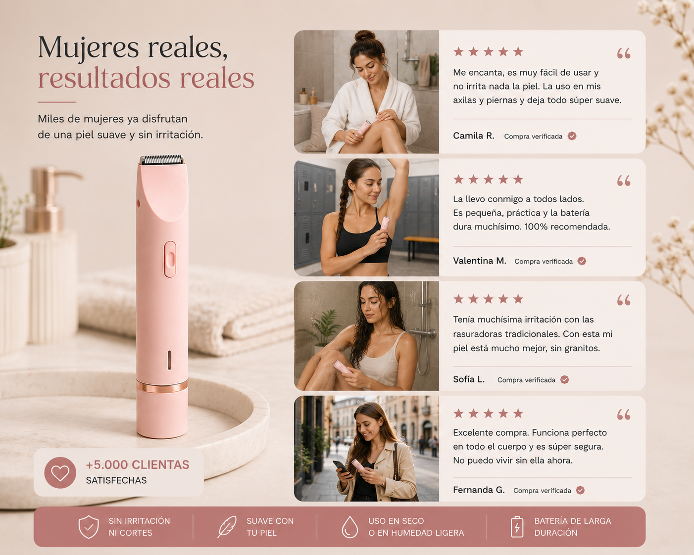 Velvet Go — Diseñada para ti. Lista para todo.