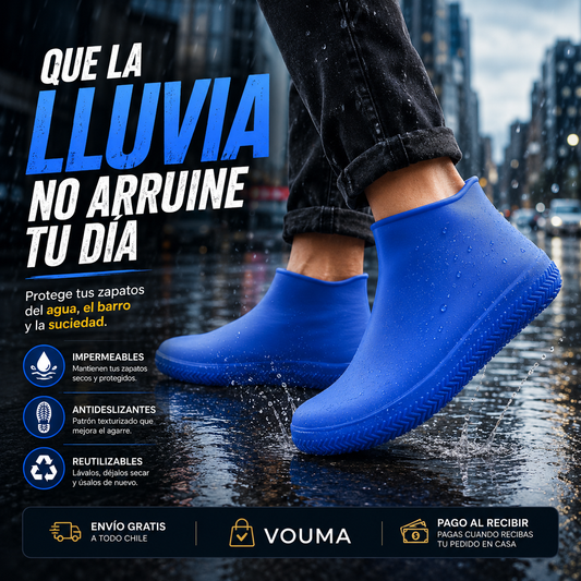 DryStep™ — Cubrezapatos Impermeables Antideslizantes