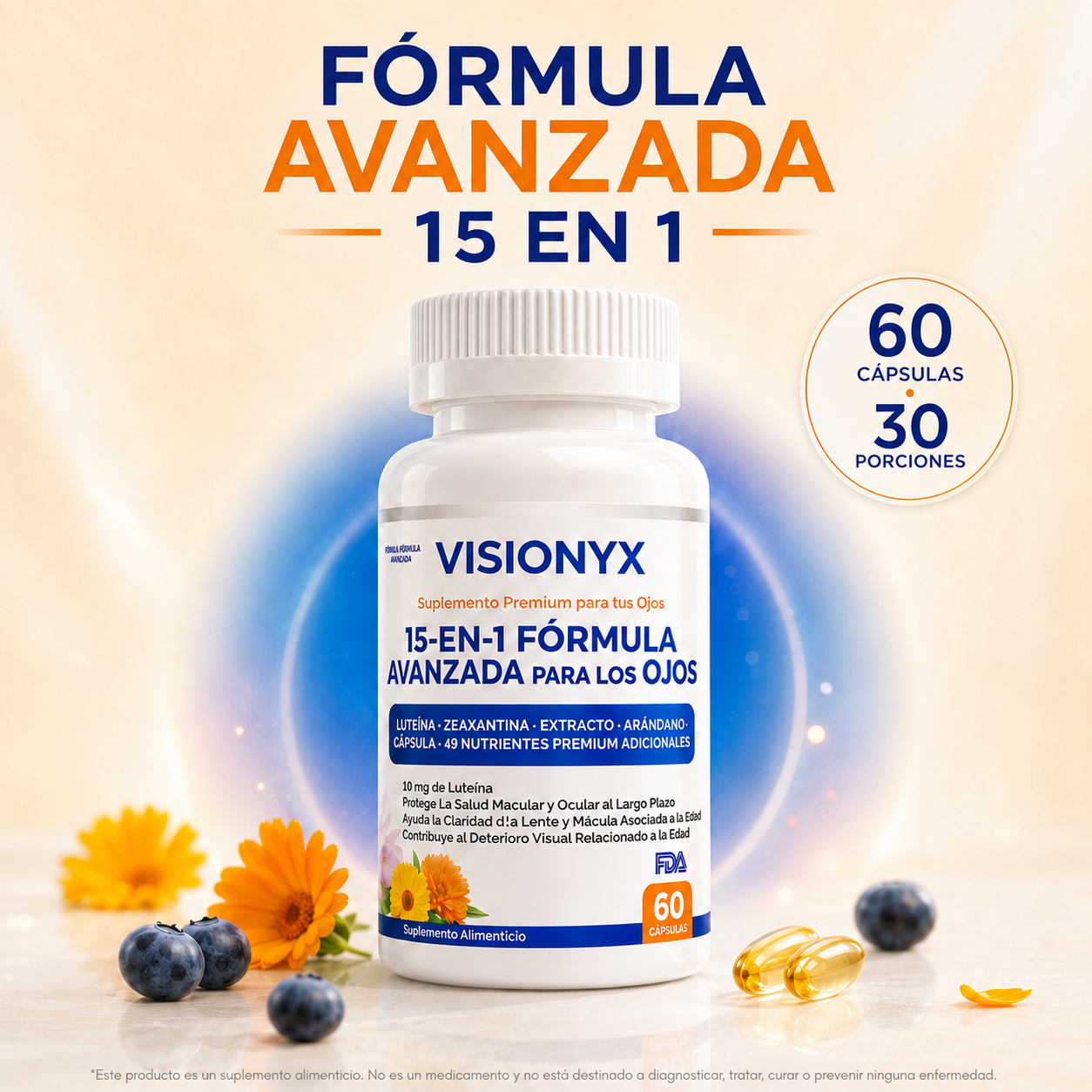 Visionyx™ – Fórmula Avanzada para el Cuidado de tus Ojos