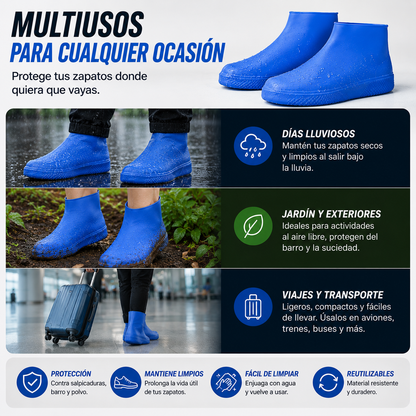 DryStep™ — Cubrezapatos Impermeables Antideslizantes