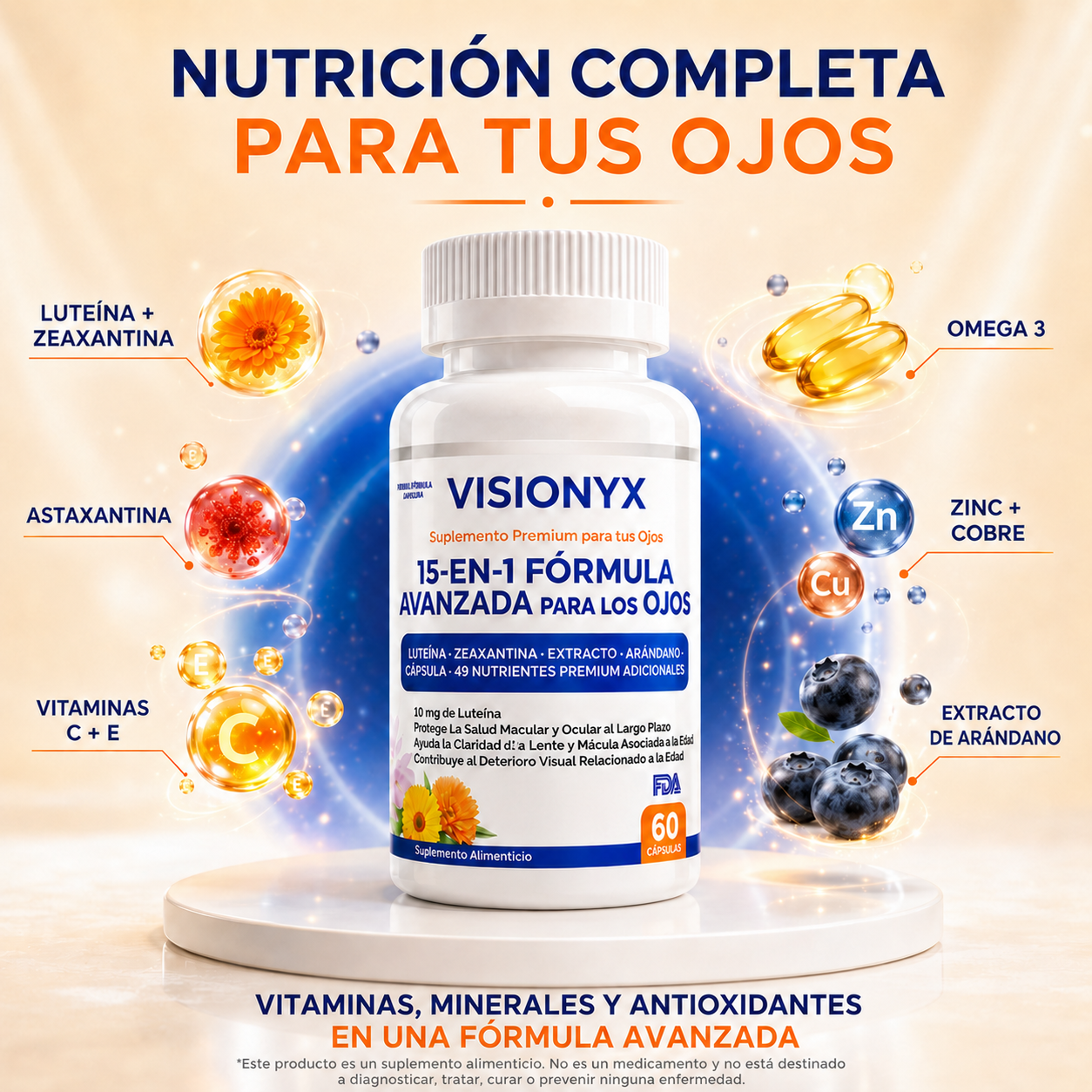 Visionyx™ – Fórmula Avanzada para el Cuidado de tus Ojos